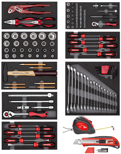 Tool set 119 pcs in plastic modules - 3301656 (1)