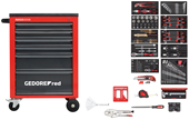 Tool set in the MECHANIC red workshop trolley, 166 pieces - 3301668