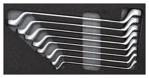 Double ring wrench set in 2/6 CT module, 8 pieces - 3301697 (1)