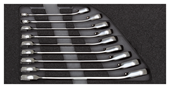 Wrench set in 2/6 CT module, 9 pieces - 3301701