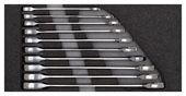 Wrench set in 2/6 CT module, 10 pieces - 3301702