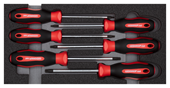 Screwdriver set in 2/6 CT module 6-piece TX - 3301714
