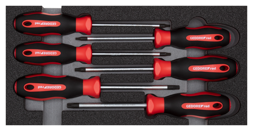 Screwdriver set in 2/6 CT module 6-piece TX - 3301714 (1)