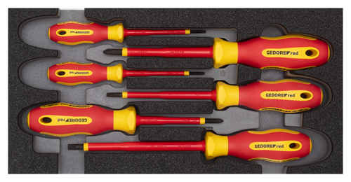 VDE screwdriver set in 2/6 CT module, 6 pieces - 3301715 (1)
