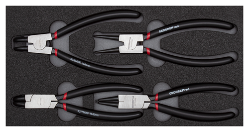 Circlip pliers set in 2/6 CT module, 4 pieces - 3301716 (1)