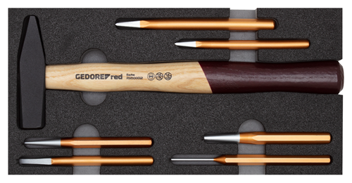 Hammer/chisel set in 2/6 CT module, 7 pieces - 3301718 (1)