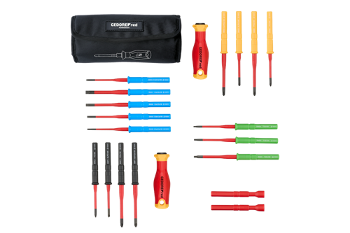 VDE screwdriver set with interchangeable blades - 3301961 (1)