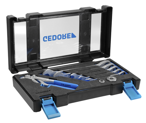 Ratchet wrench set with pliers wrench, 8 pieces - 3416356 (3)