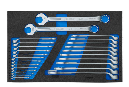 Combination wrench set in Check-Tool module - 3434982 (1)