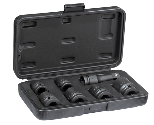 Power screwdriver set 1/2" 7 pieces, hexagon 10-24 mm - 3437426 (3)