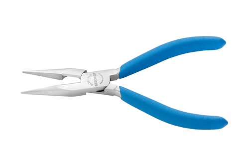 Straight nose-nose pliers, dip-insulated, 140 mm, chrome-plated - 3463052 (2)