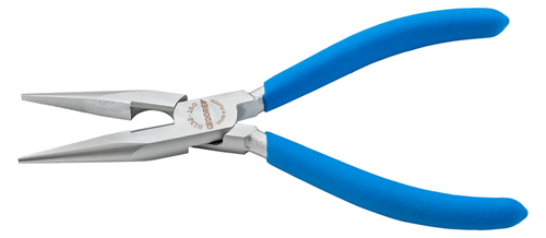 Straight nose-nose pliers, dip-insulated, 160 mm, chrome-plated - 3463087 (2)