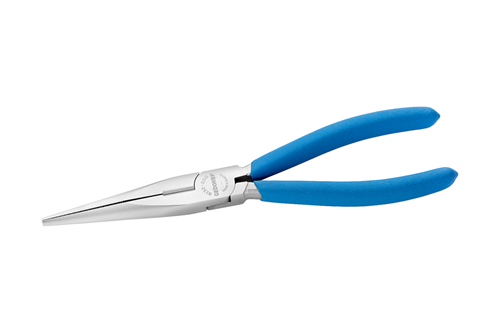 Straight nose-nose pliers, dip-insulated, 200 mm, chrome-plated - 3463095 (3)