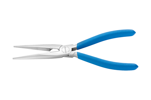 Straight nose-nose pliers, dip-insulated, 200 mm, chrome-plated - 3463095 (2)