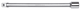 Socket wrench extension 1/2" length 250mm - 3300406 (1) (Thumbnail)