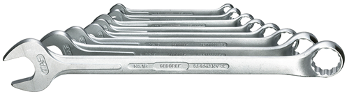 Combination spanner set 8 pcs 3/8-1" - 6013300 (1)