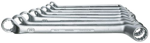 Double ring spanner set 10 pieces 6-27 mm - 6030740 (1)