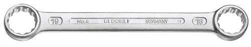 Double-ended ring spanner straight UD profile 17x19 mm - 6054760 (1)