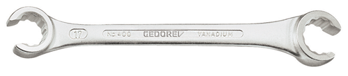 Open double ring wrench, hexagonal, 11x13 mm - 6057350 (1)