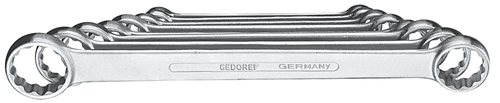 Double ring spanner set 8 pieces 6-22 mm - 6061700 (1)