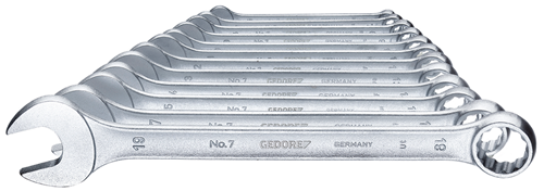 Combination wrench set 12 pieces UD profile 6-19 mm - 6091530 (1)