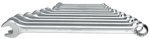 Combination wrench set extra long 12 pieces 10-32 mm - 6095950 (1)