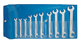 Double open-end spanner set 10 pieces 5-13 mm - 6099000 (1) (Thumbnail)