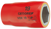 VDE-Steckschlüsseleinsatz 1/2" 6-kant 19 mm - 6123320