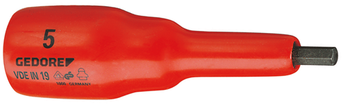 VDE screwdriver bit 1/2" internal hexagon 5 mm - 6124480 (1)
