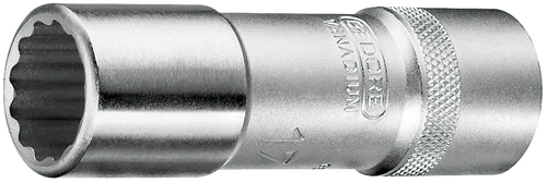 Socket wrench insert 1/2" long UD profile 17 mm - 6140330 (1)
