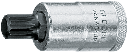 Screwdriver bit socket 1/2" XZN multi-point M10 - 6159430 (1)