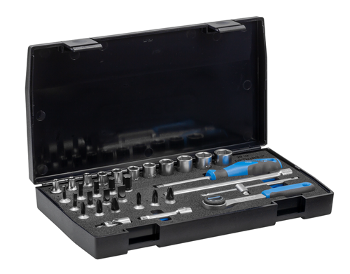 Socket wrench set 1/4" 32 pieces, hexagonal IN-IS-PH-PZ - 6174150 (4)