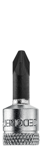 Screwdriver bit 1/4" POZI PZ 1 - 6187130 (1)