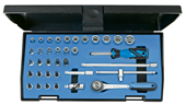 Steckschlüssel-Satz 1/4" 36-teilig 6-kant IN-TX-ITX - 6196710