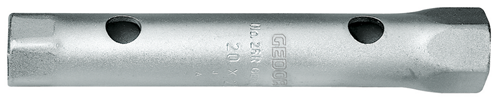 Double ended socket spanner hollow shank hexagonal 27x32 mm - 6212930 (1)
