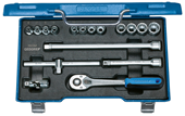 Steckschlüssel-Satz 3/8" 17-teilig 6-kant 6-19 mm - 6235980