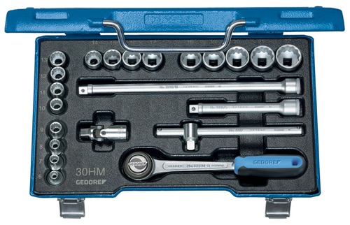 Socket set 3/8" 22 pieces UD profile 6-22 mm - 6240470 (1)