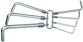 Winkelschraubendreher-Satz am Ring 7-teilig 2-8 mm - 6347430