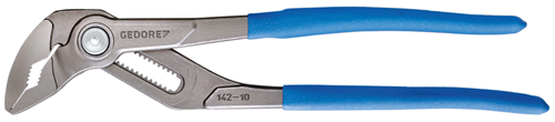Universal pliers 10" 15-way adjustable, dip-insulated - 6416180 (1)