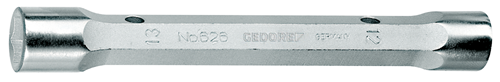 Double ended socket spanner solid hexagon 16x17 mm - 6526280 (1)