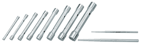 Double socket wrench set 6-22 mm 8 pieces - 6528730 (1)
