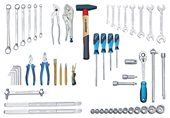 Werkzeugsortiment ZOLL 67-teilig - 6607280