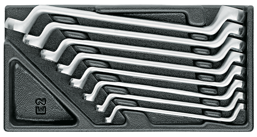 Double ended ring spanner set in 1/3 ES-Module - 6621190 (1)