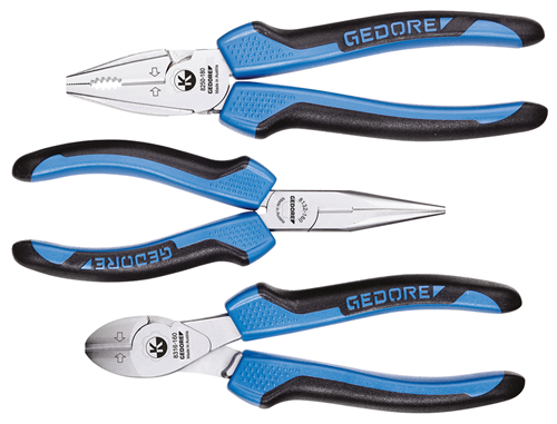 Set of 3 pliers with 2C handles - 6701110 (1)