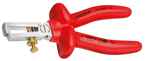VDE wire stripper with dip insulation 160 mm - 6708980 (2)