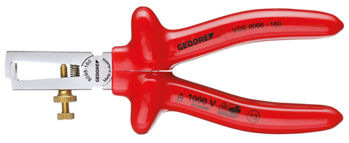 VDE wire stripper with dip insulation 160 mm - 6708980 (1)