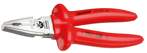 VDE power combination pliers with immersion insulation 200 mm - 6720250 (2)