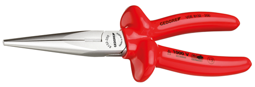 VDE needle-nose pliers with immersion insulation 160 mm - 6721570 (3)