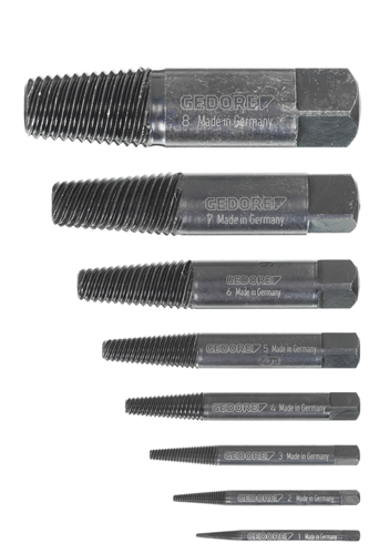 Screw extractor set 8 pcs M3-M45 - 6759890 (1)