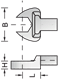 Rectangular open end fitting SE 9x12, 17 mm - 7689600 (2) (Thumbnail)